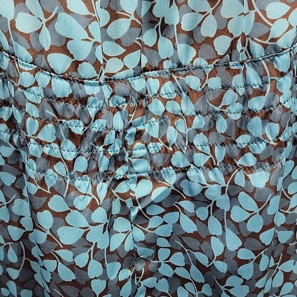 Jimmy'z Surf Co. Spaghetti strap satin tank in blue teal Women's Size M - Picture 7 of 10